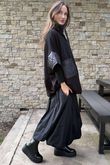 Soft Tech Jersey Puff Jacket Black